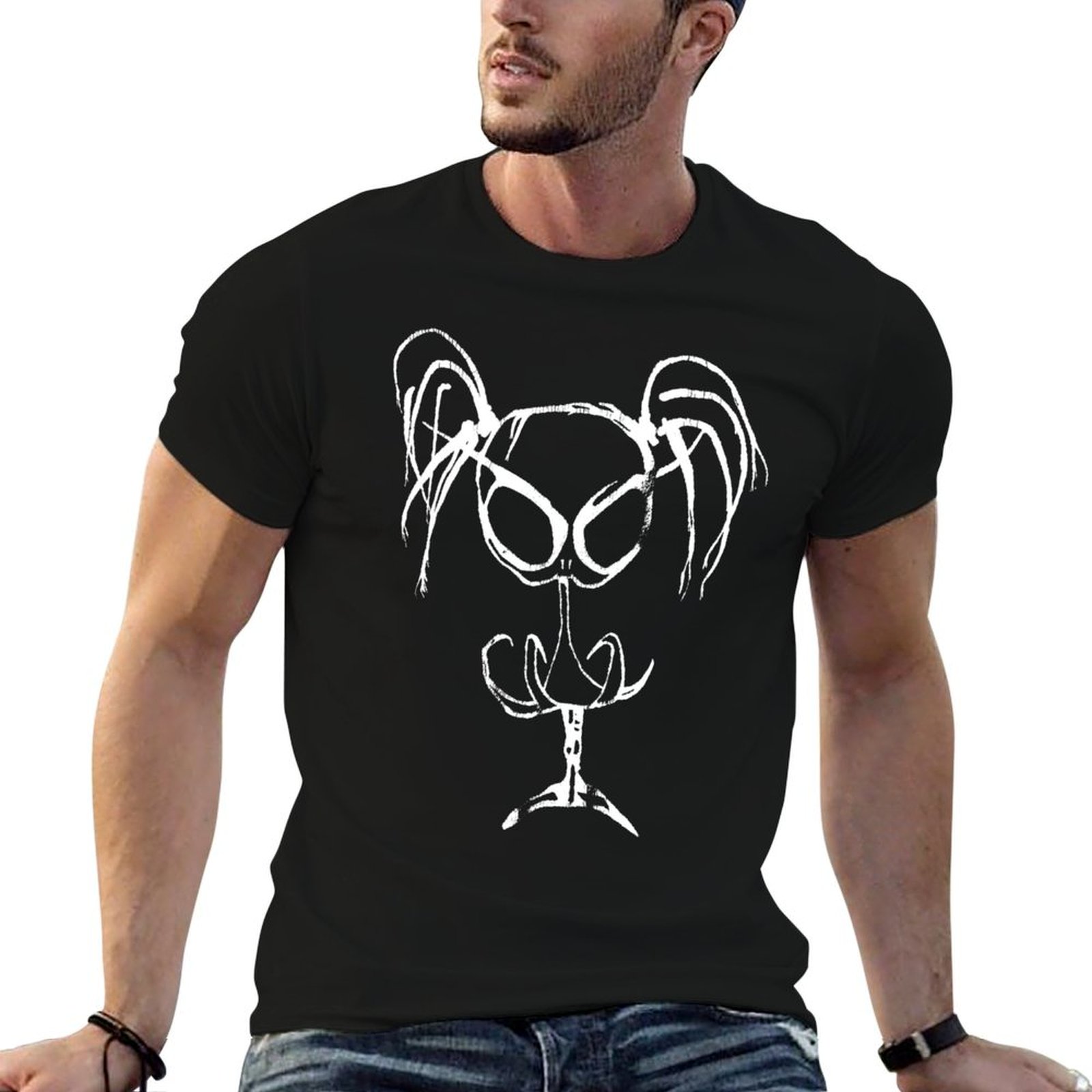 Collectible Vintage T Shirts - Eğlenceli Sevimli ama Ölü Koleksiyon (Beyaz)