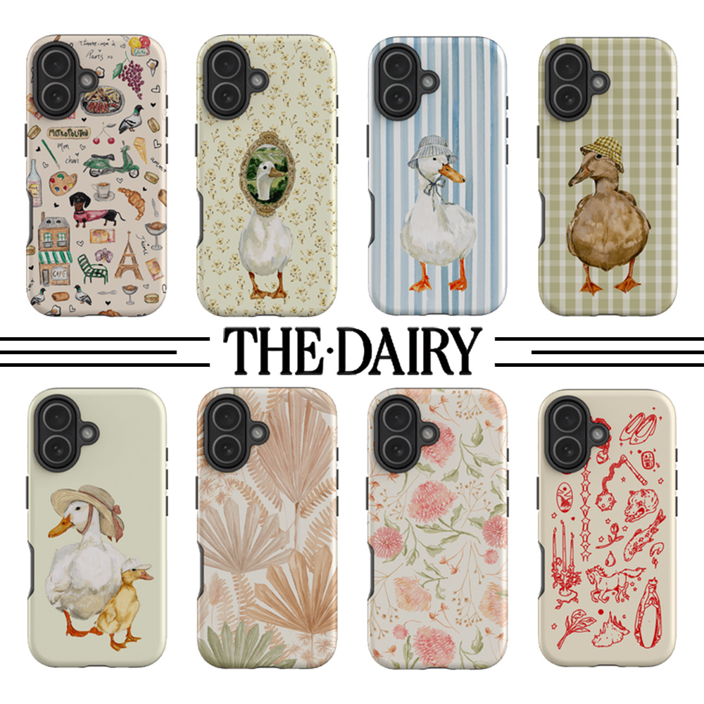 Vintage Cartoon Collectible - Şık Vintage Çiçek Desenli Koleksiyon Telefon