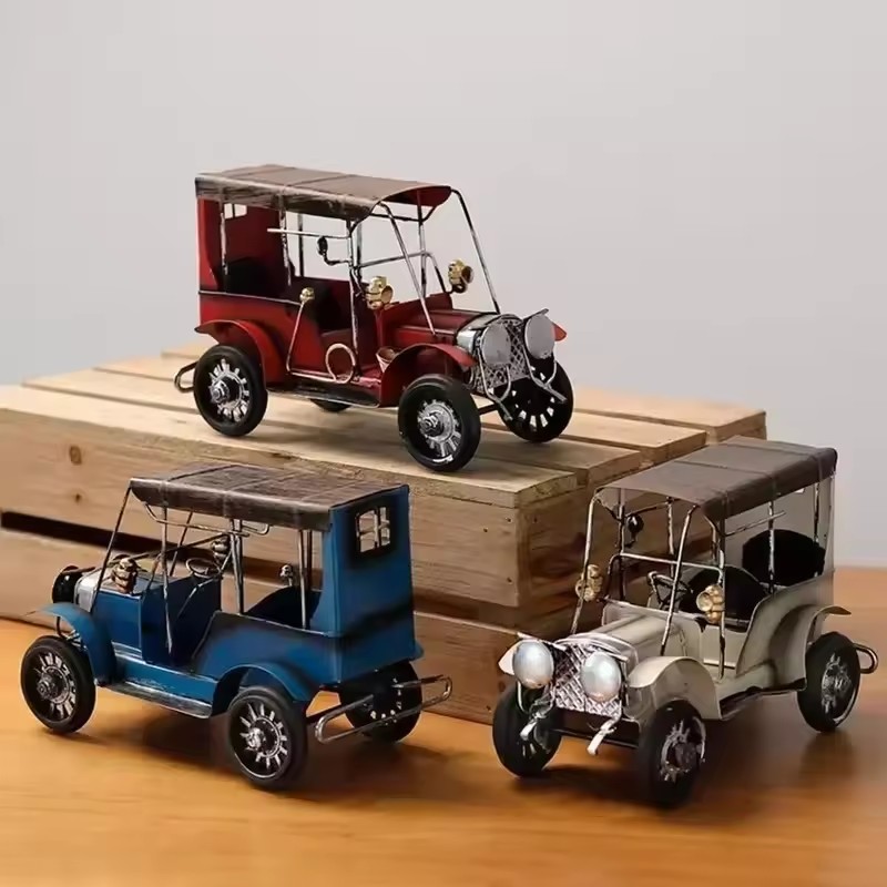 Vintage Collectible Cars - Retro Nostaljik Teneke Antika Araba Modeli