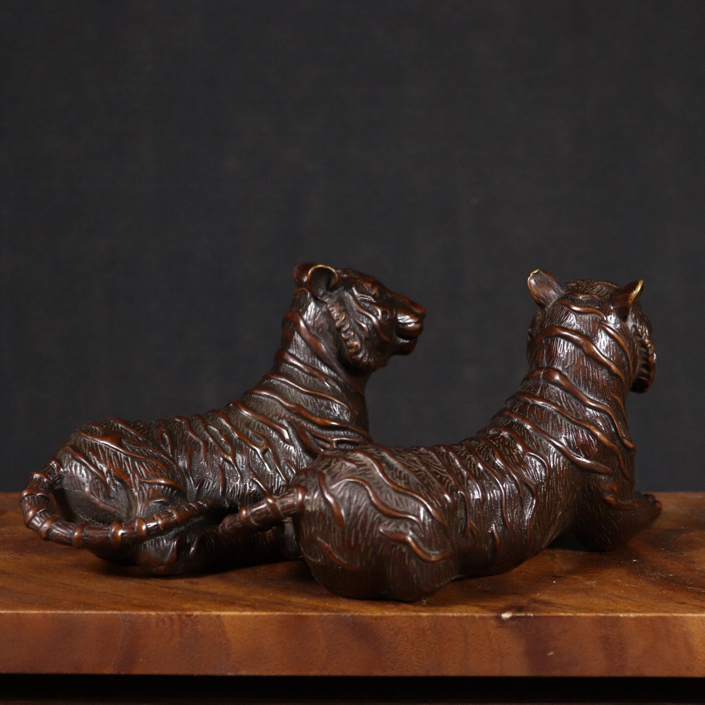 Vintage Collectible Stores - Çin Feng Shui Vintage Bakır Kaplan