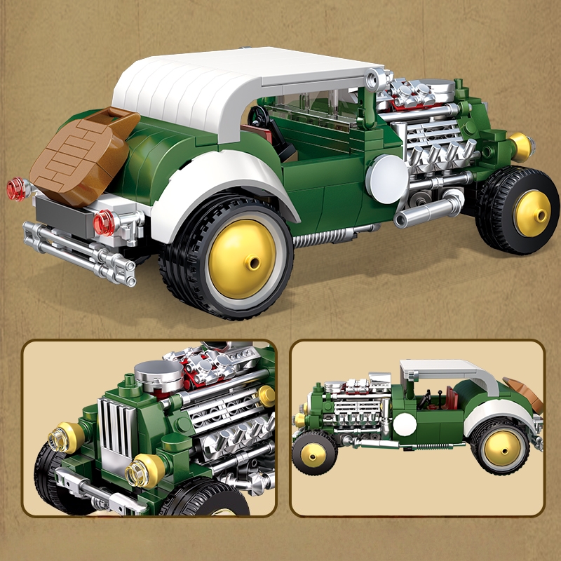 Retro vintage araba yapı taşı  - Vintage Collectible Cars incelemesi ve fiyatı