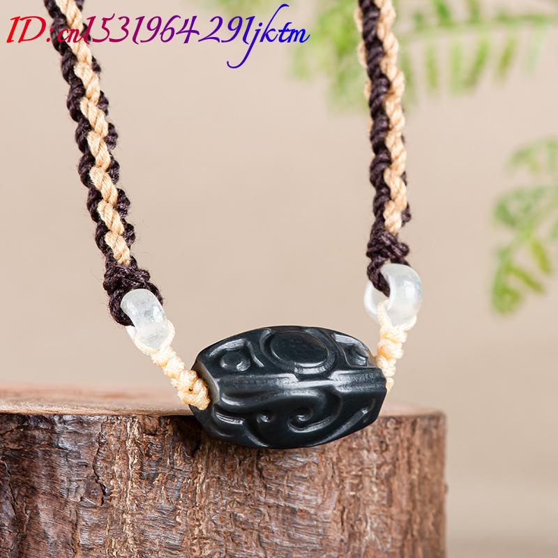 Hetian Yeşim Oyma Boncuk Kolye - Vintage Necklace incelemesi ve fiyatı