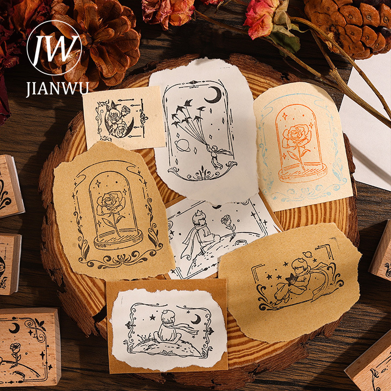 JIANWU 6 adet/takım gül prens  - Vintage Collectible Magazines incelemesi ve fiyatı