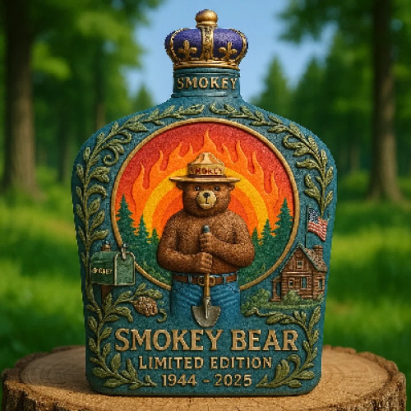 Smokey Bear Yangın Önleme Visk - Vintage Collectible Liquor Bottles incelemesi ve fiyatı