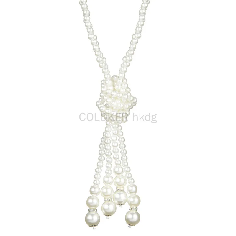1920'ler inci kolye moda sahte - Vintage Necklace incelemesi ve fiyatı