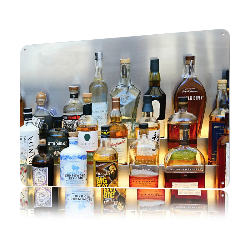 İçki Şişesi Koleksiyonu Poster - Vintage Collectible Liquor Bottles incelemesi ve fiyatı