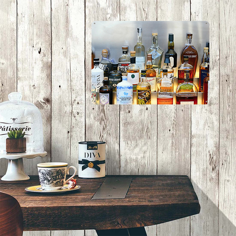 İçki Şişesi Koleksiyonu Poster - Vintage Collectible Liquor Bottles incelemesi ve fiyatı